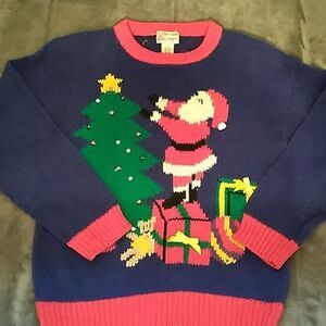 Extra energy vintage Christmas sweater size small